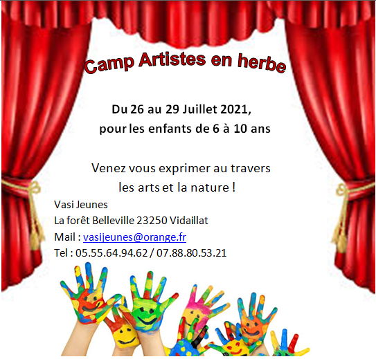 Camp artistes en herbe